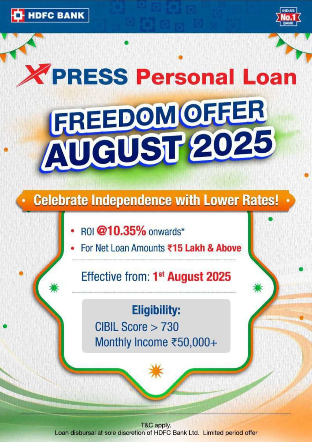 hdfc offer
